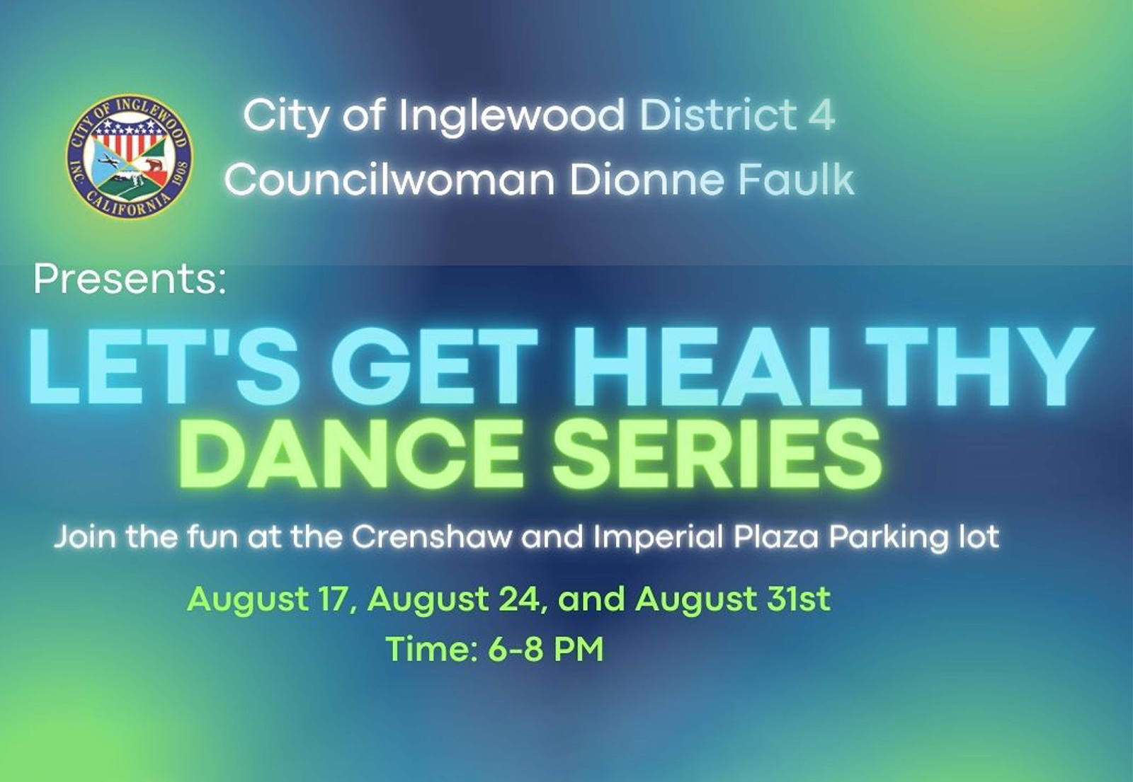 Let’s Get Healthy Dance Series | Crenshaw Imperial Plaza